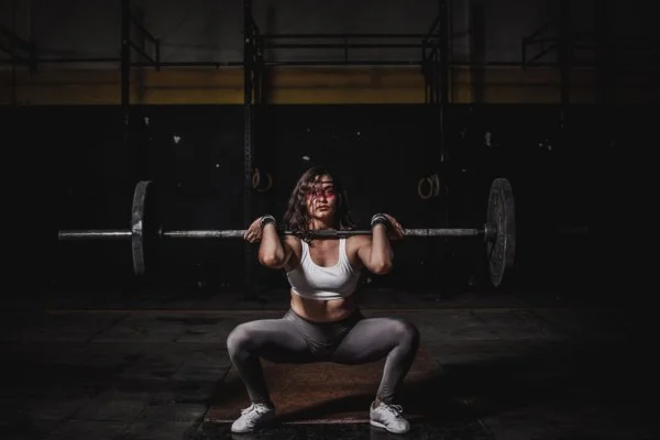 female weightlifter competition